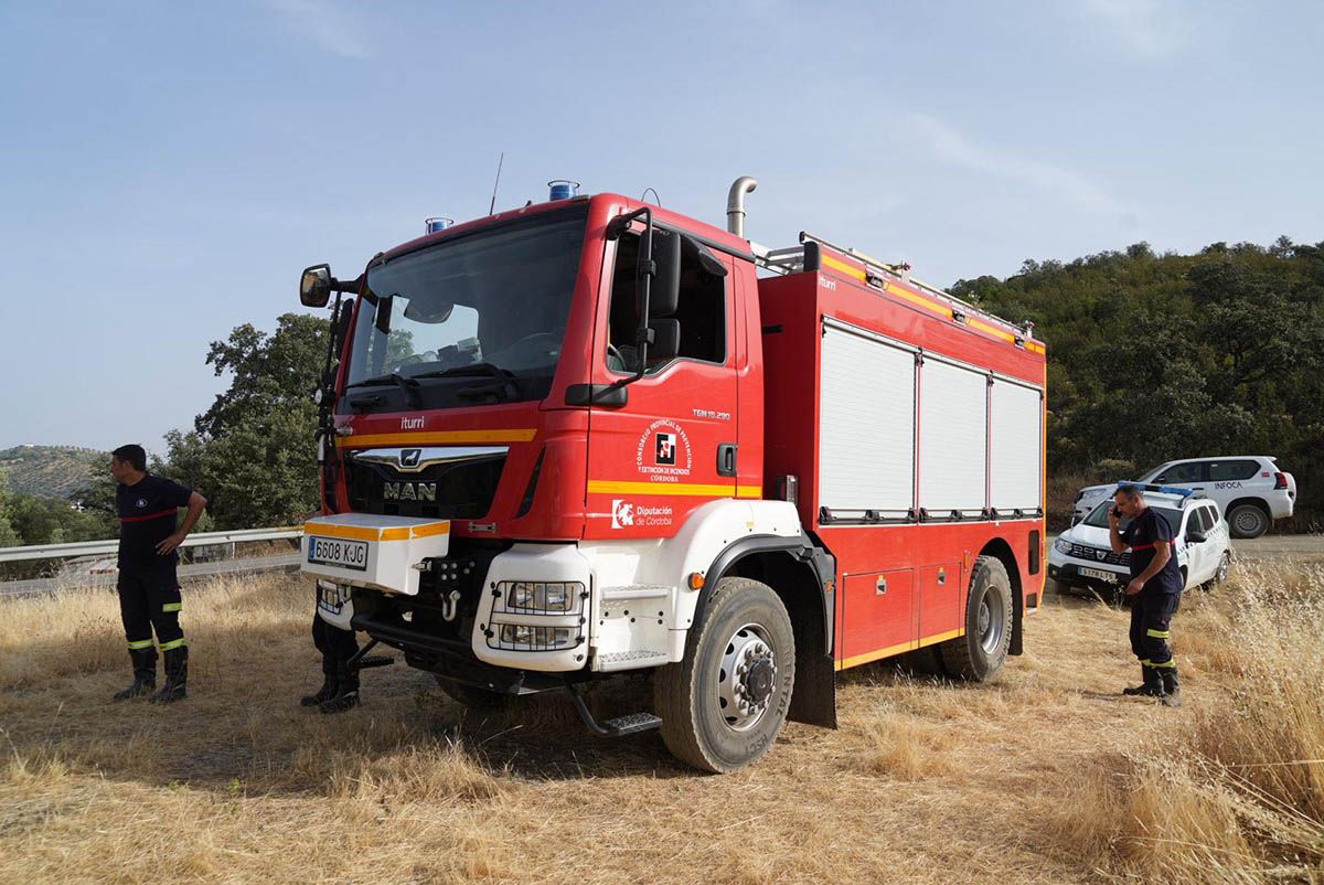 El incendio de Pozoblanco arrasa 54 hectáreas