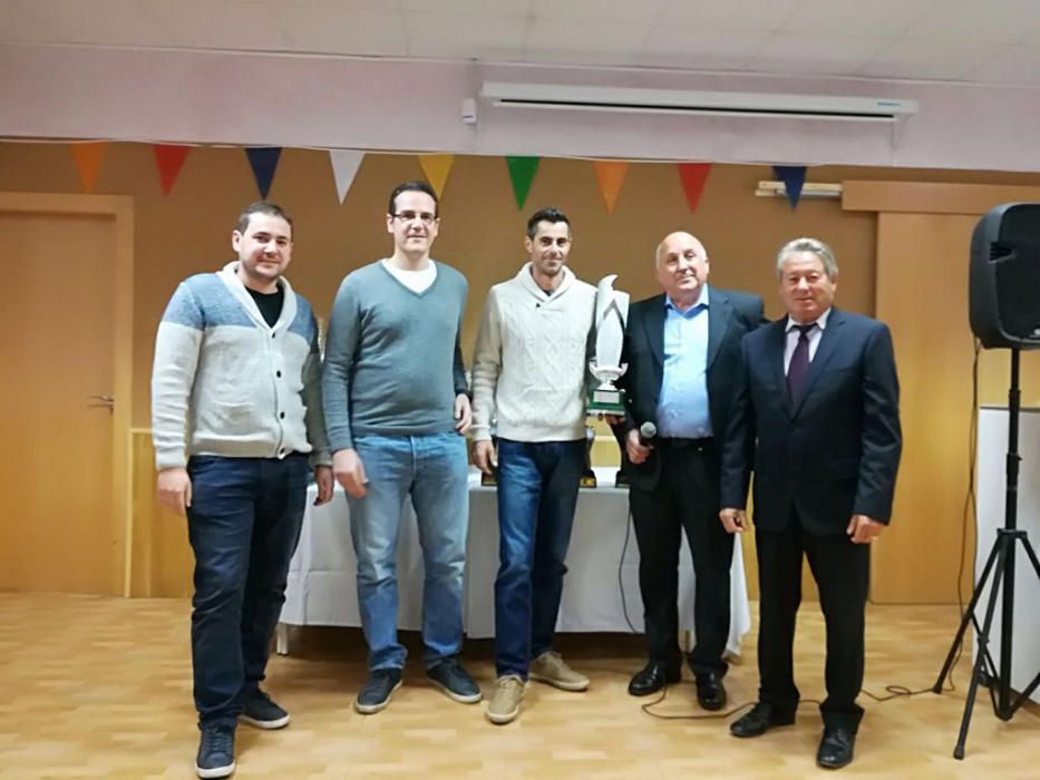 Entrega de premios de la Liga de Bolos Huertanos