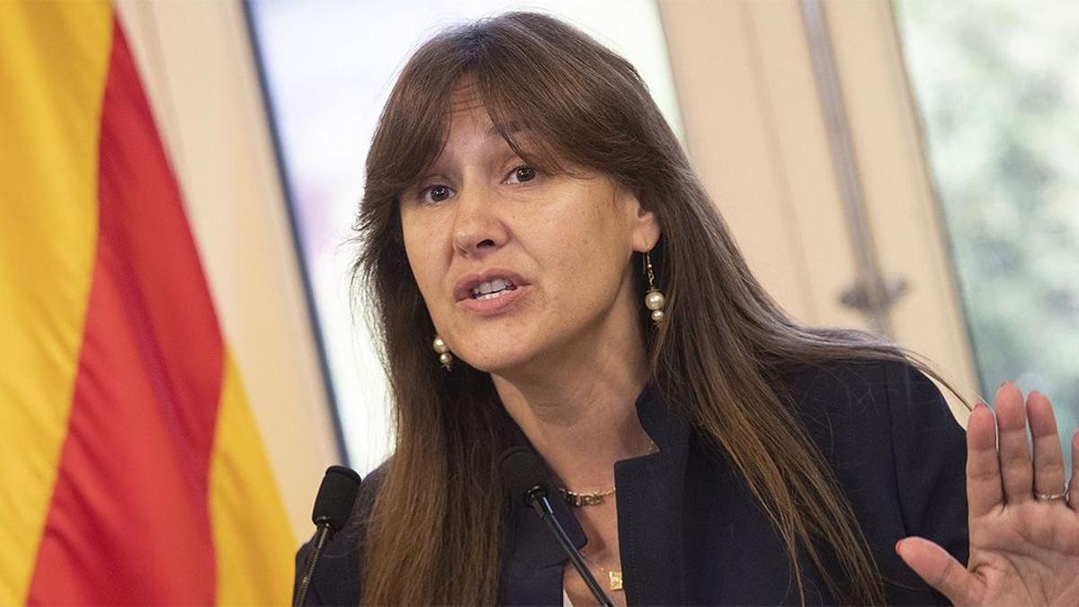 La presidenta de Junts, Laura Borràs.