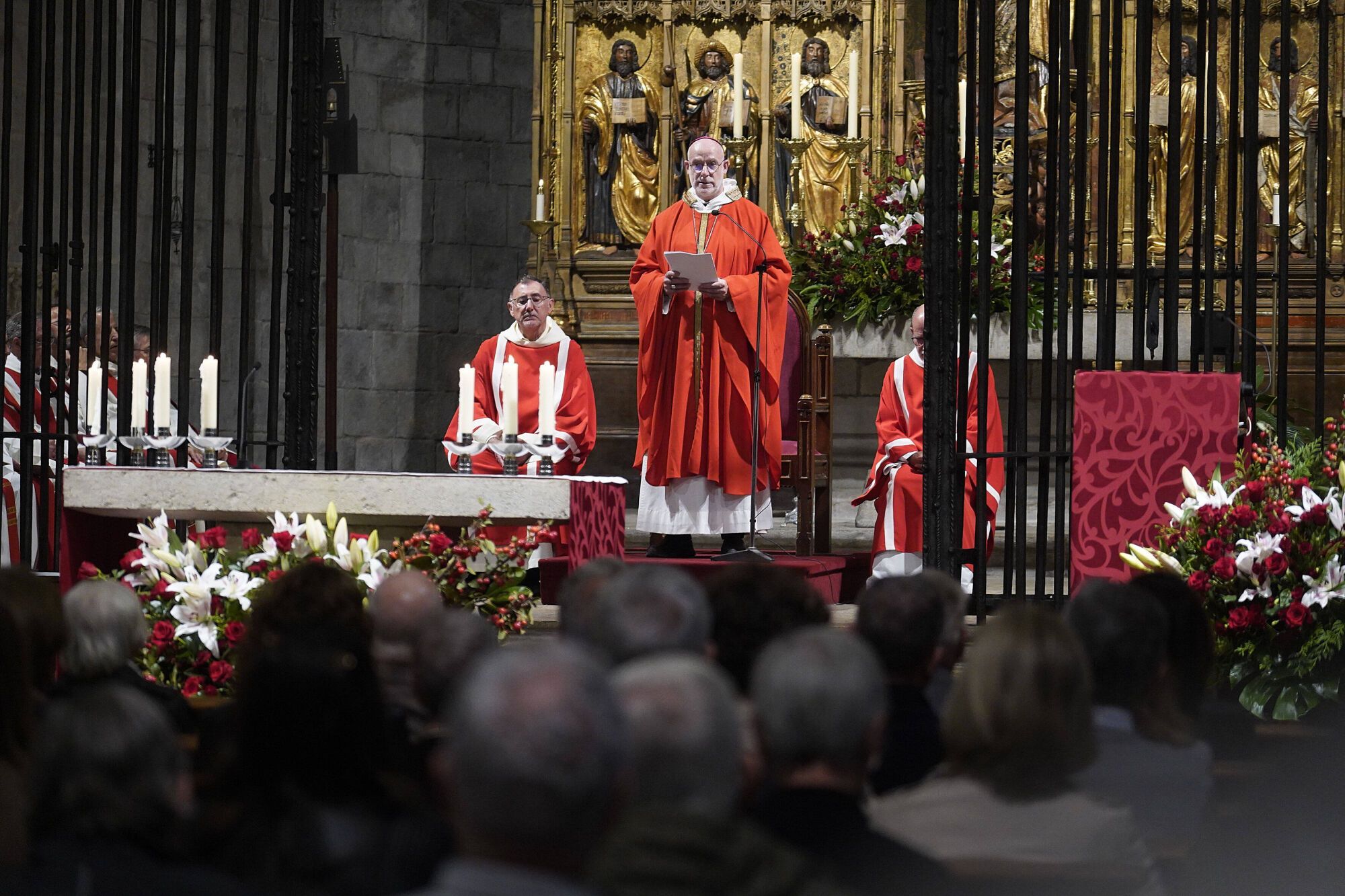 Girona Basílica de Sant Feliu missa de Sant Narcís El Bisbe de Girona evoca Sant Narcís per combatre "la guerra, la fam i la manca d'una vida digna"