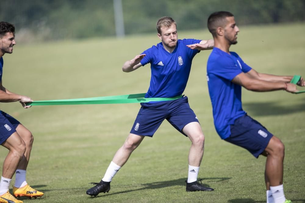 Entrenamiento del Oviedo