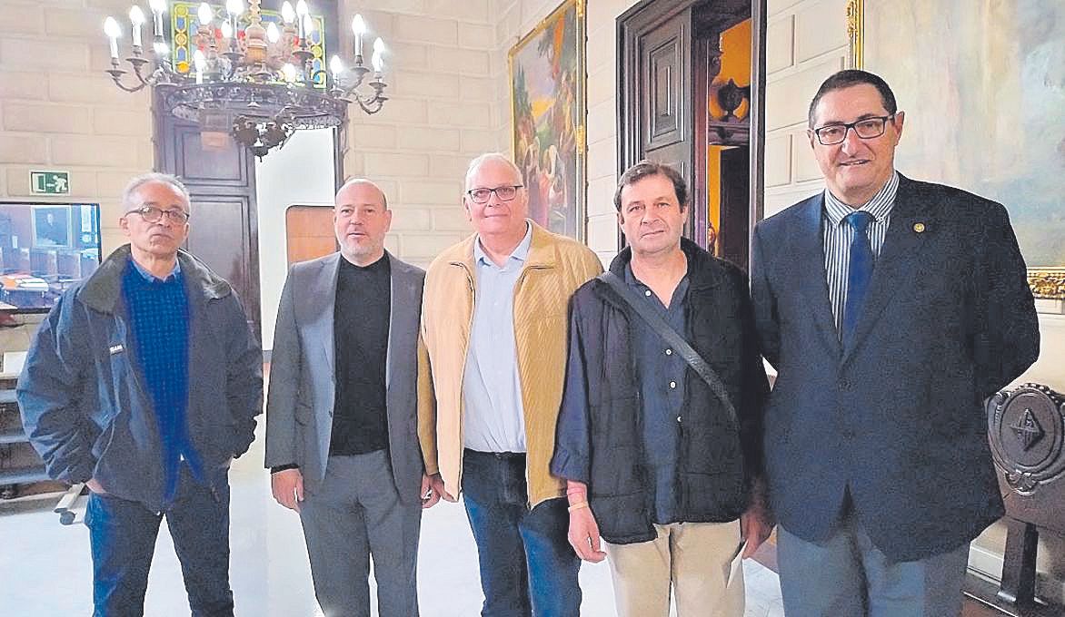 Hassan, Ángel, Antonio, Joaquín y Domingo.