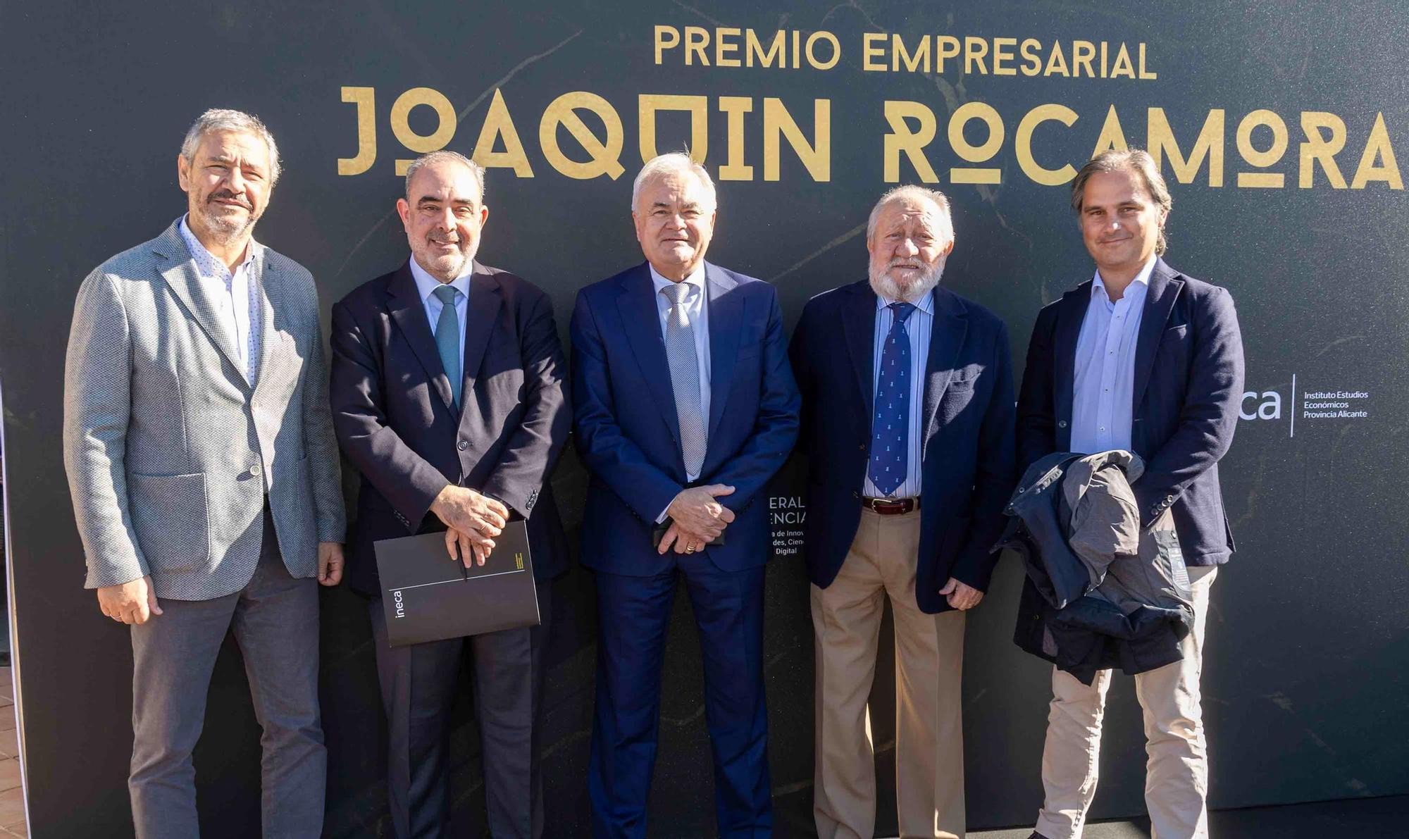 Primera edición del Premio Empresarial Joaquín Rocamora concedido a Jose Juan Fornés