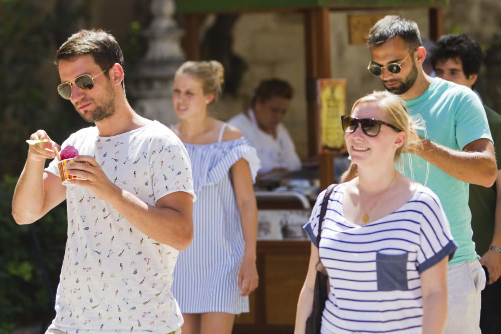 Finde de fuerte calor en Valencia