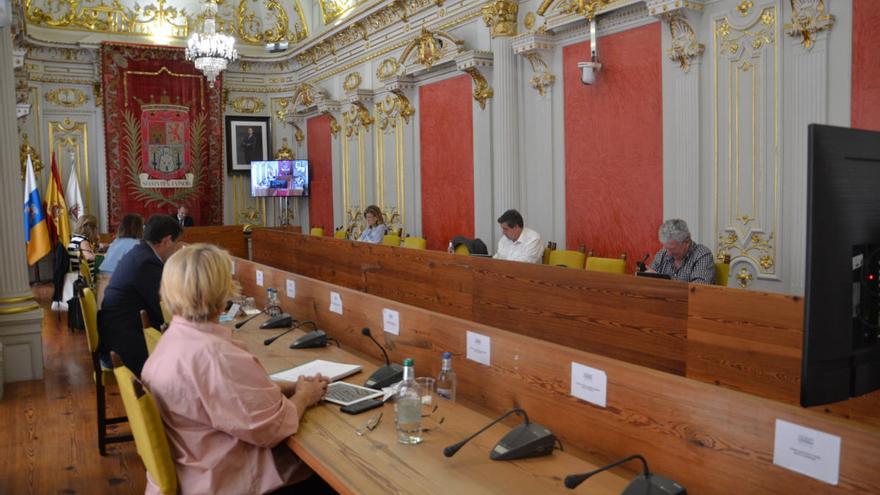 Pleno del Ayuntamiento de Las Palmas de Gran Canaria.