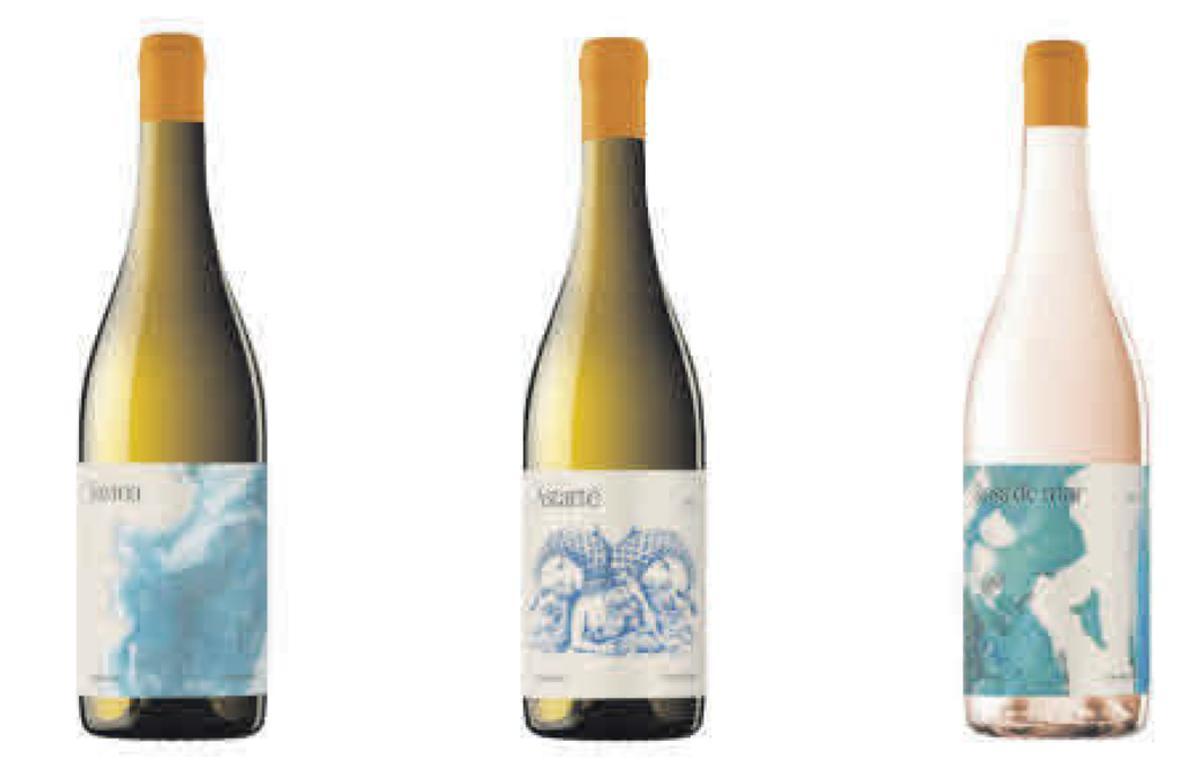 Los nuevos diseños de los vinos Savina, Astarté y Rosa de mar.