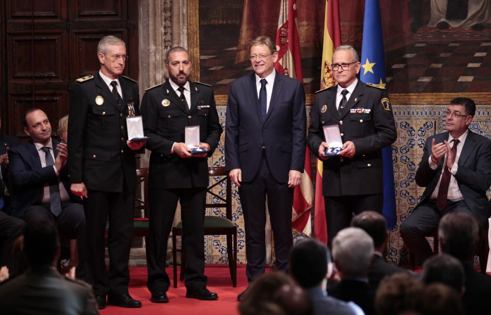 Acto institucional por el 9 d'Octubre en el Palau de la Generalitat