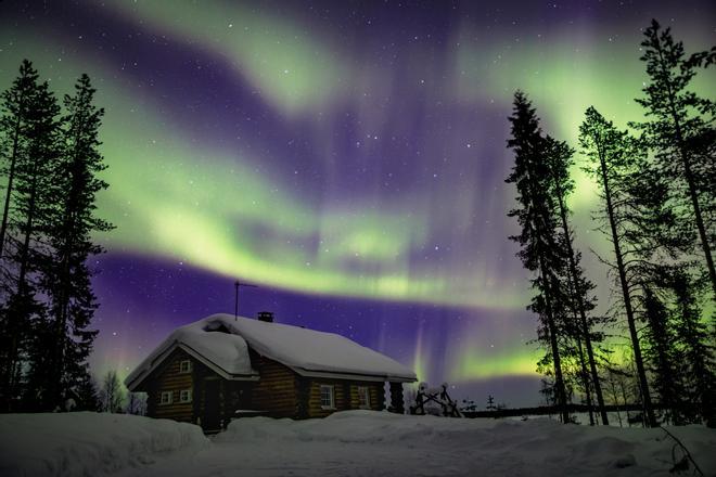 Las auroras boreales de Finlandia