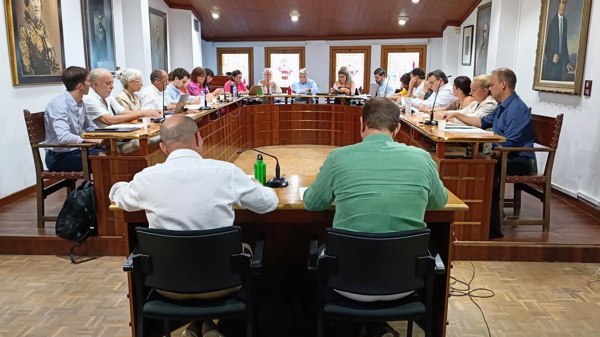 Imagen de un pleno celebrado esta legislatura en el Ayuntamiento de Inca.