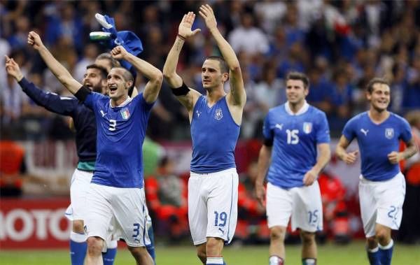 El partido Alemania-Italia, en imágenes