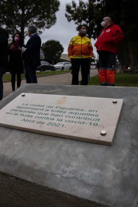 Figueres homenatja el personal essencial per la feina durant la pandèmia