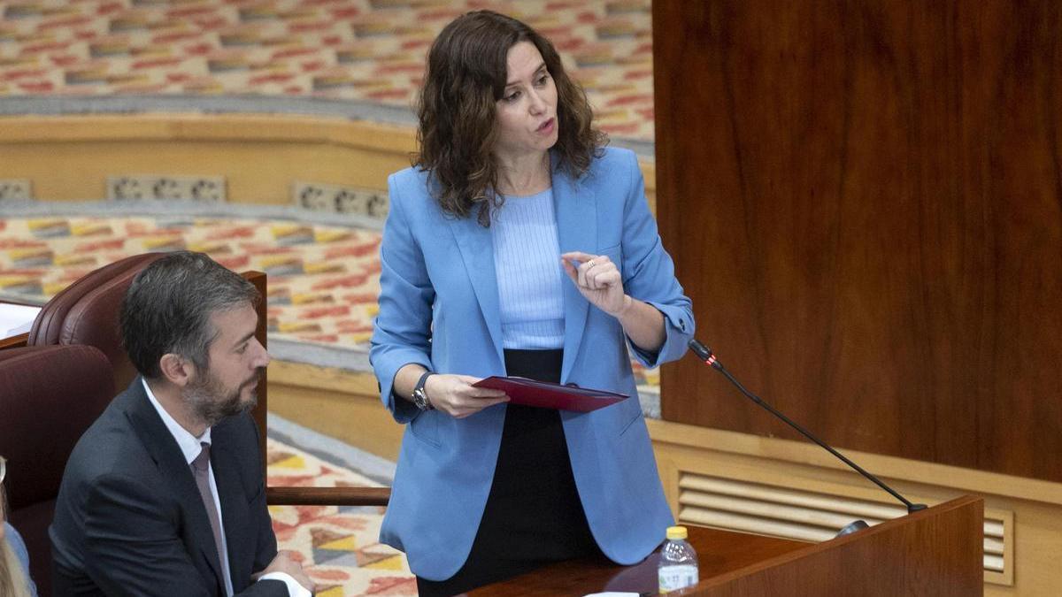La presidenta de la Comunidad de Madrid, Isabel Díaz Ayuso.
