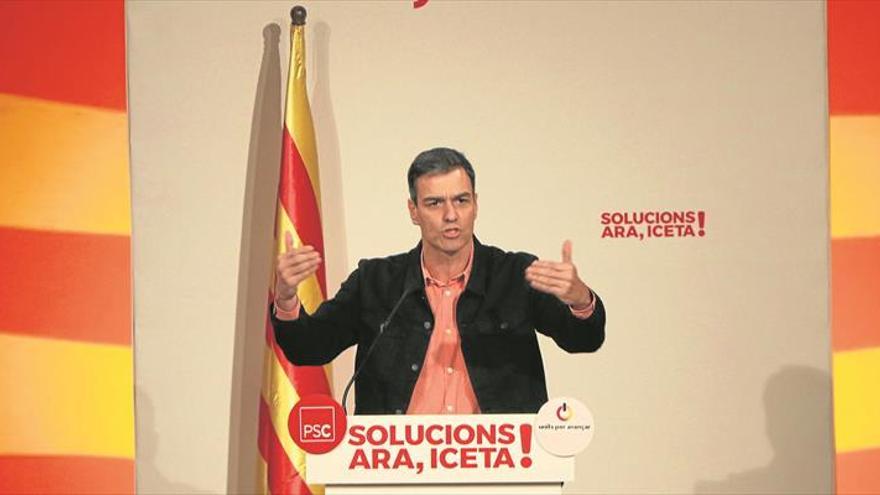Pedro Sánchez: «Si tú no vas, ellos se quedan»