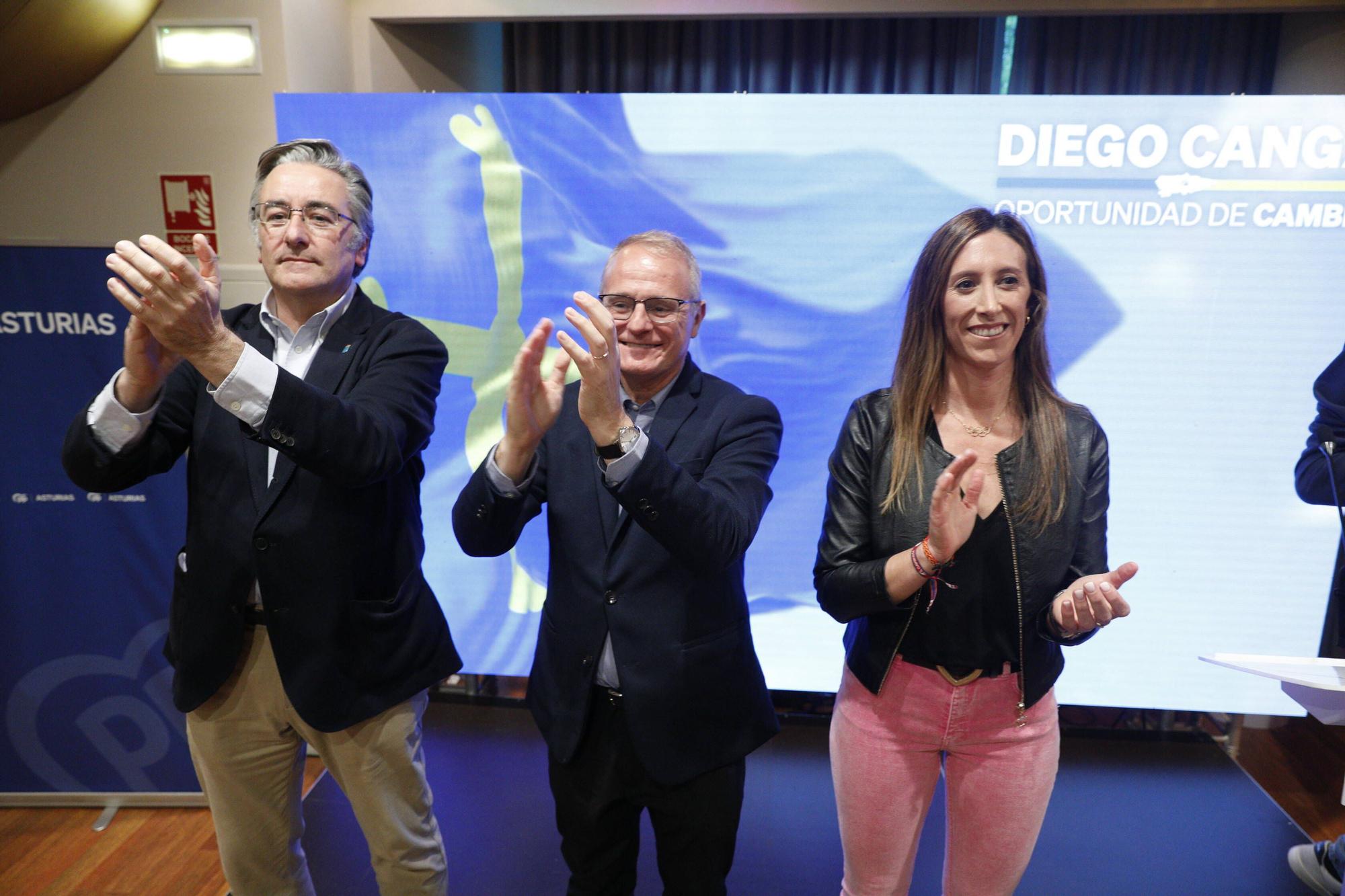 El cierre de campaña del PP en Gijón, en imágenes