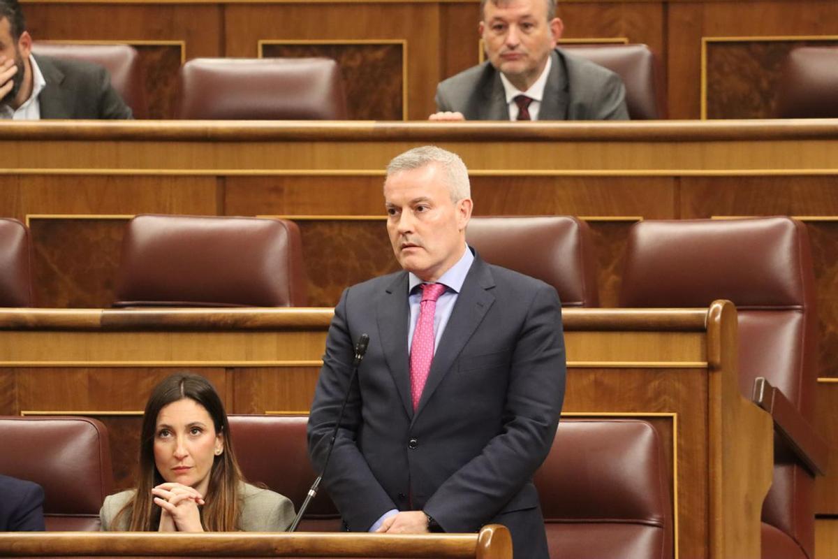 Luis Piña, en el Congreso de los Diputados.