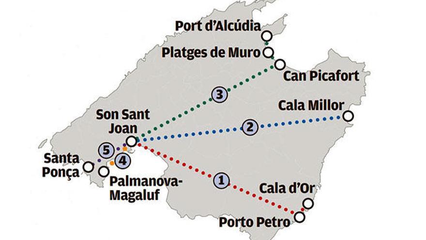 El proyecto que ha desatado la ira de los taxistas de Mallorca