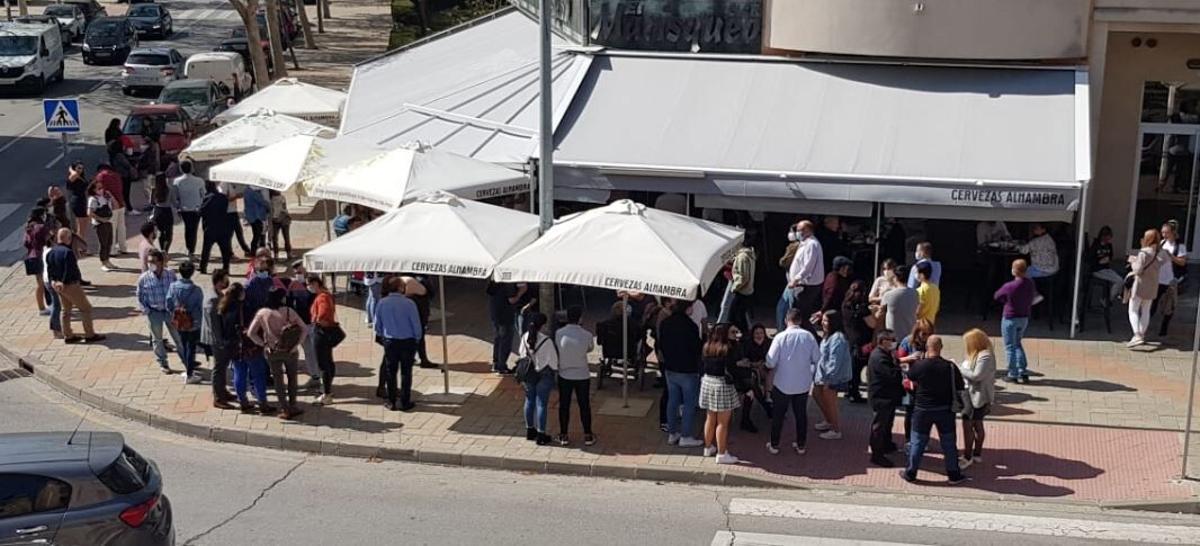 Un establecimiento del Romeral. El Romeral contra el Ruido denuncia exceso de aforo en la hostelería