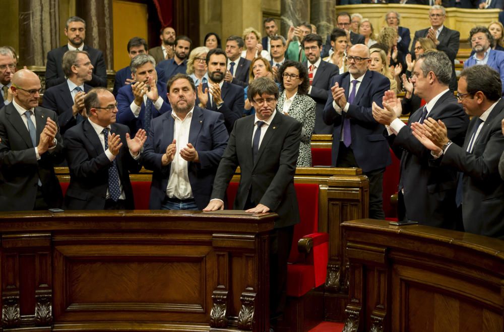 La jornada al Parlament