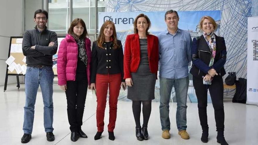 Marcos Álvarez, Mónica Villanueva, Elena de Prada, Elena Rivo, Francisco Javier Sánchez y Beatriz González. // FdV