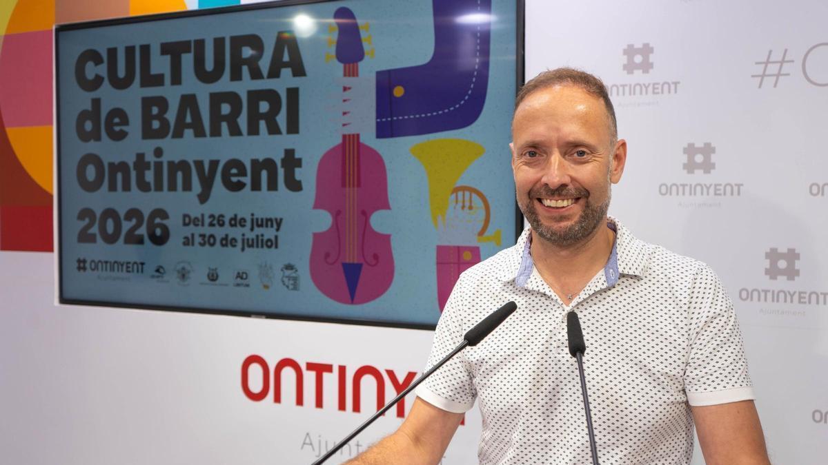 El regidor de Cultura de Ontinyent, Àlex Borrell.