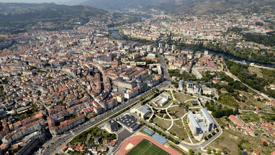 Vista aérea de Ourense. // Brais Lorenzo