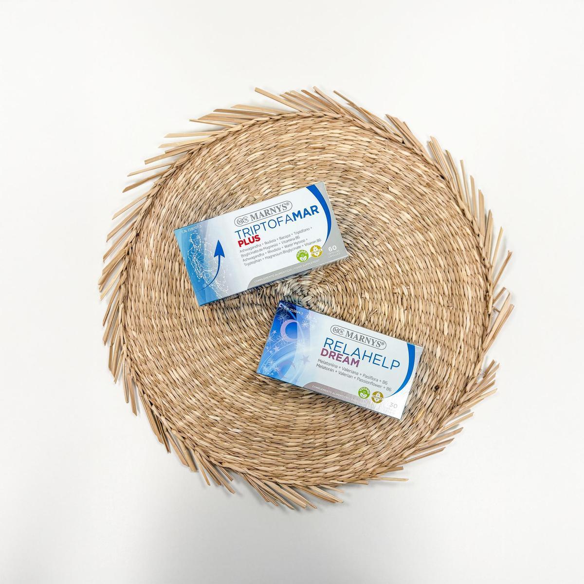 Relahelp Dream y Triptofamar Plus.