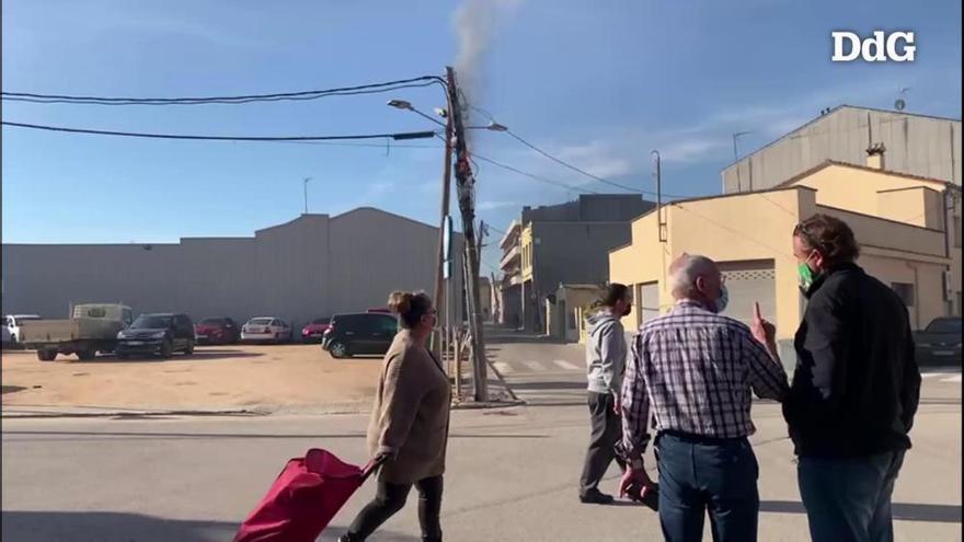 Vídeo| Dos incendis a Vilobí d'Onyar