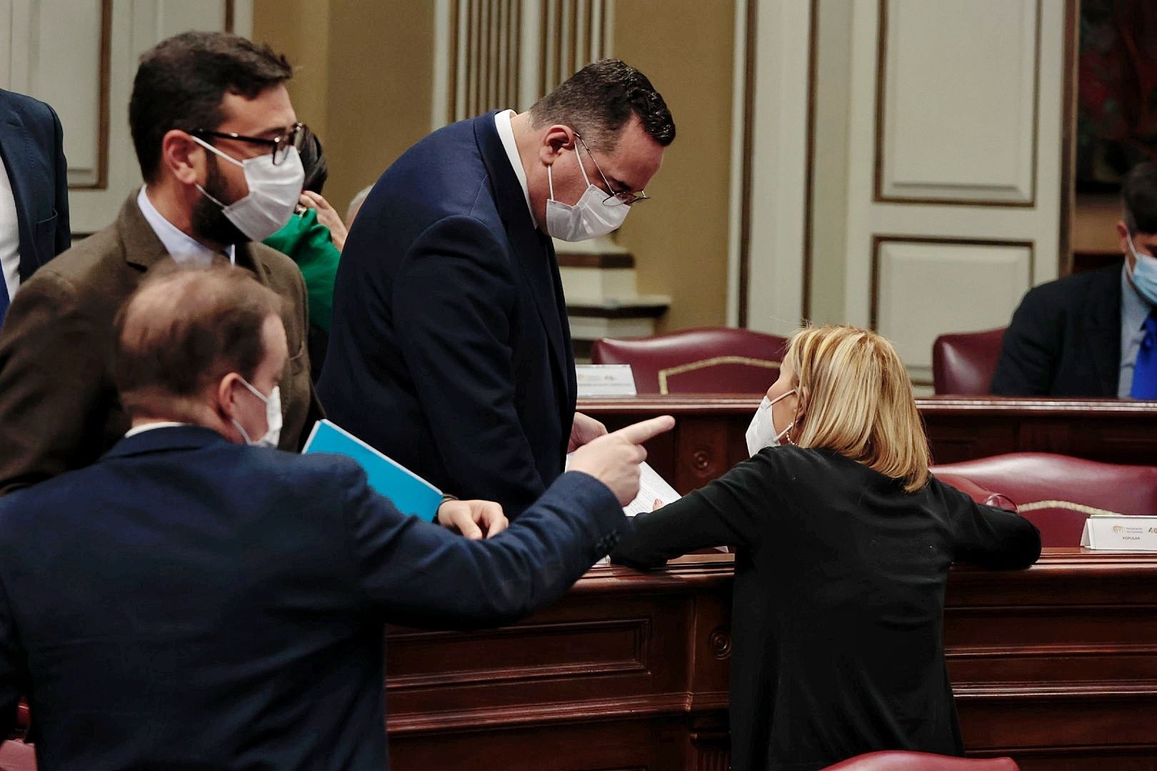 Segunda sesión del Pleno del Parlamento de Canarias