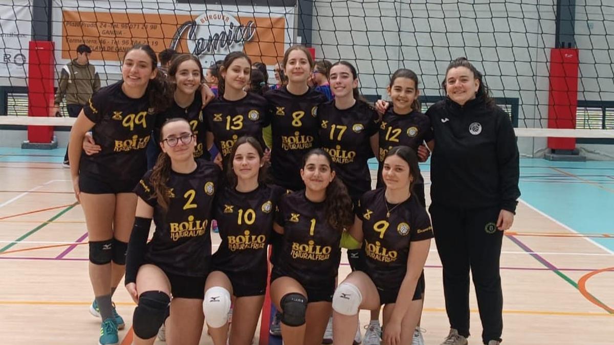 Las infantiles del CV Real de Gandia