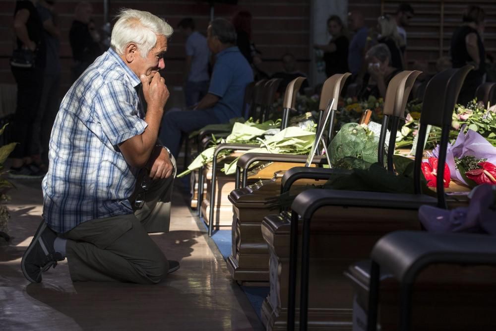 Funeral por las víctimas del terremoto de Italia