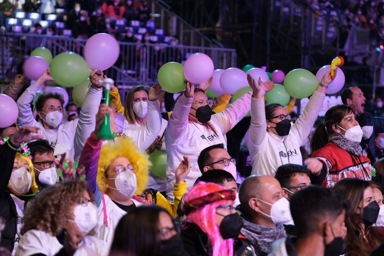 Gambusinos durante su actuación en el Concurso de Murgas de Las Palmas de Gran Canaria.