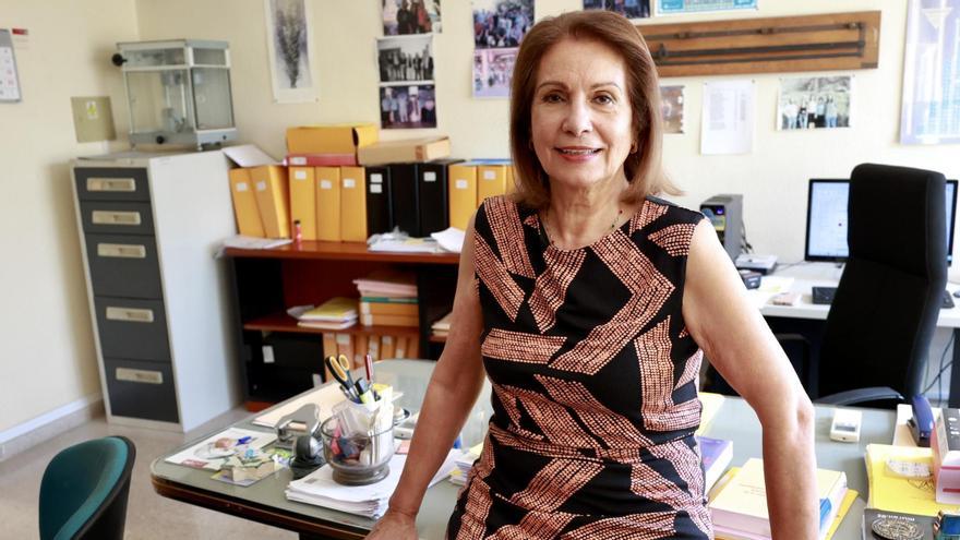 María Ángeles Molina, profesora emérita de Química Física en la UMU