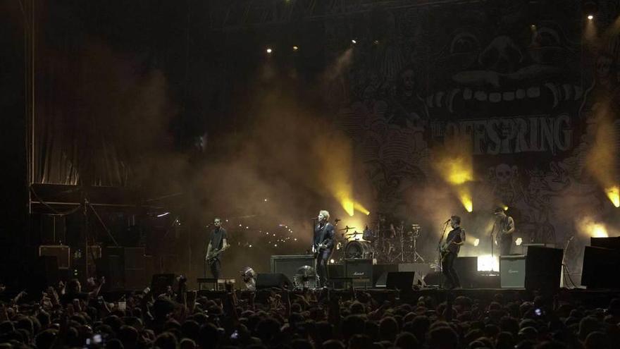 El concierto en la Laboral tras el que ocurrieron los hechos.