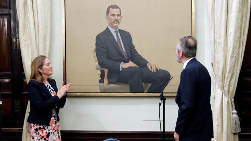 El Congreso estrena retrato de Felipe VI