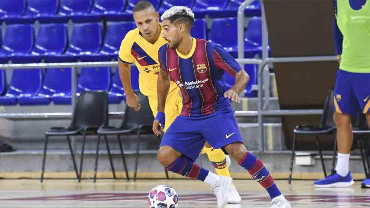 El Barça de fútbol sala simuló un amistoso