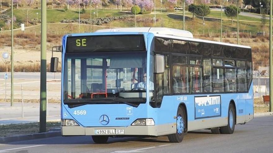 Un autobús urbano de Madrid.