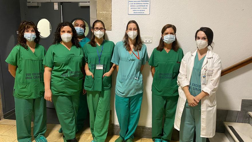El Hospital Provincial realiza una cirugía pionera en Galicia y España