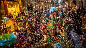 Ambiente carnavalero, el año pasado.