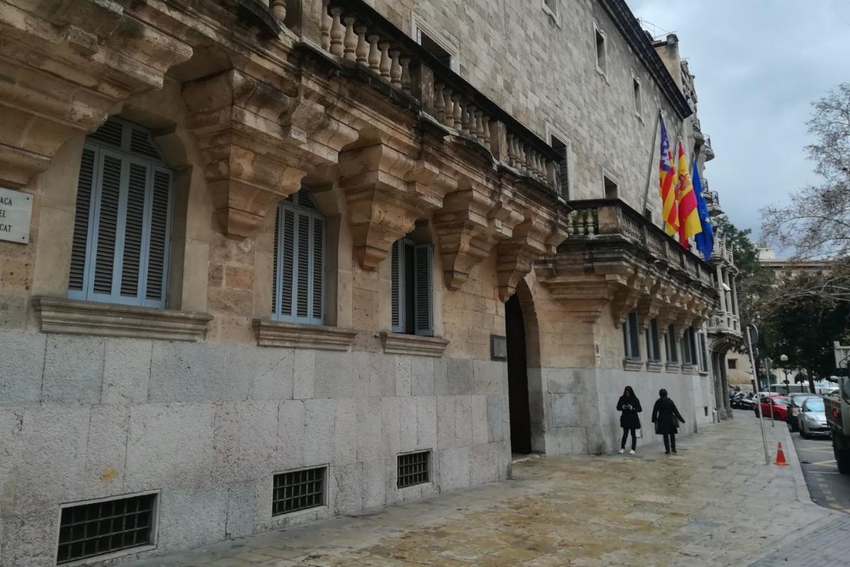 Fachada de la Audiencia Provincial de Baleares