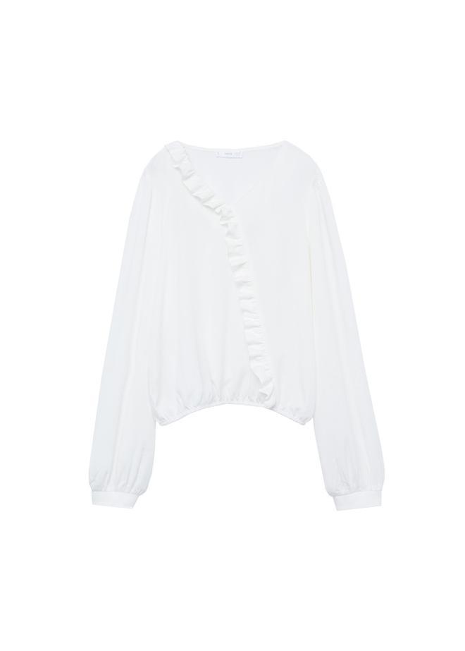 Blusa con volantes