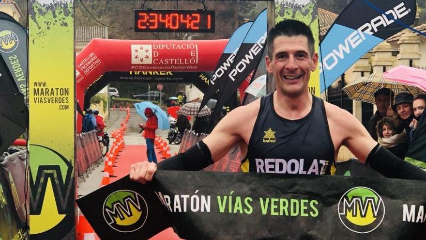 Alocen, del Redolat Team, gana el Maratón Vías Verdes  Ojos Negros