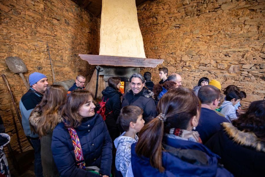 Elaboración de aceite en el molino de Latedo