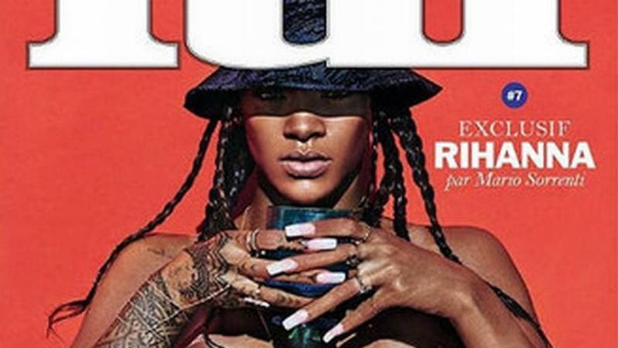 Rihanna muestra todas las marcas del biquini para &#039;Lui&#039;