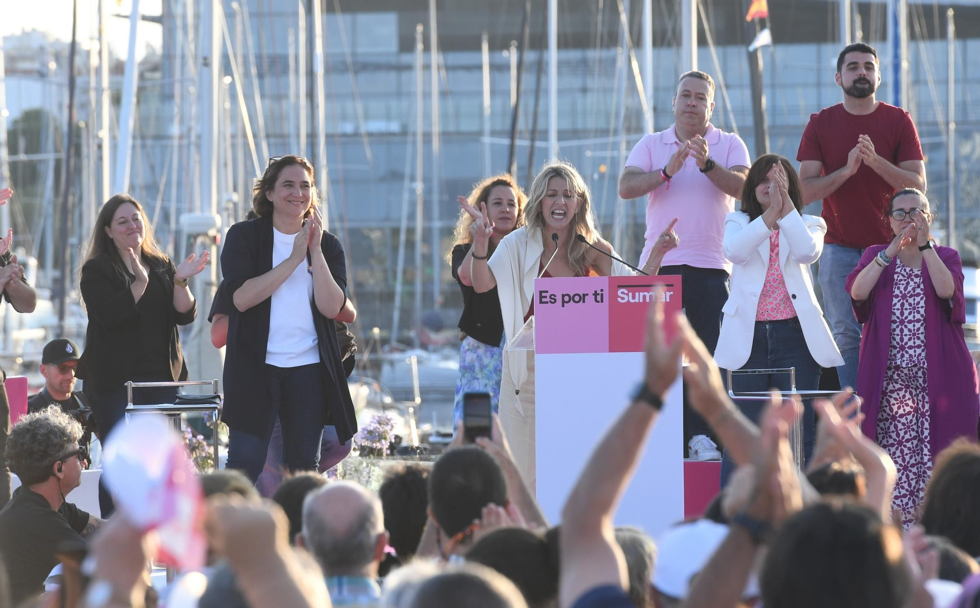 Yolanda Díaz abre campaña en A Coruña