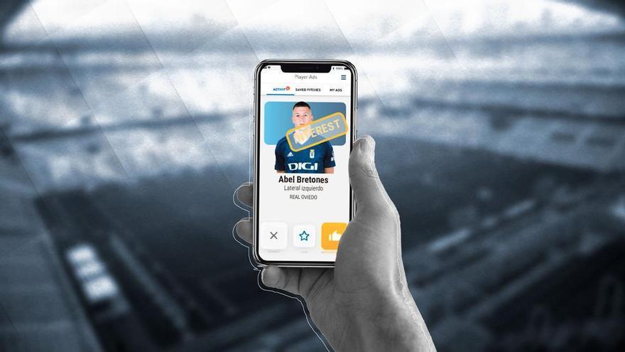 El Oviedo, en el Tinder del fútbol: así funciona la aplicación de moda en el mercado de fichajes