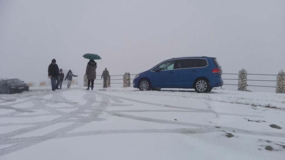 Nieve en la provincia, el último regalo de los Reyes.