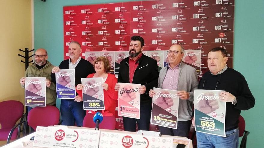 UGT es el sindicato más votado en la provincia por sexto año consecutivo