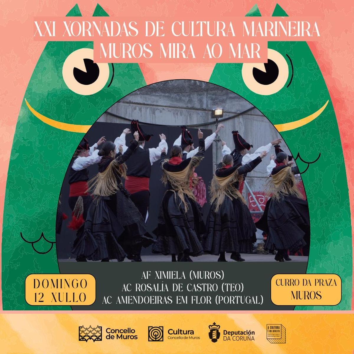 Cartel promocional do Festival Folclórico.