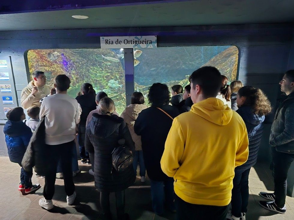 Las instalaciones del Acuario O Grove, en Punta Moreiras.