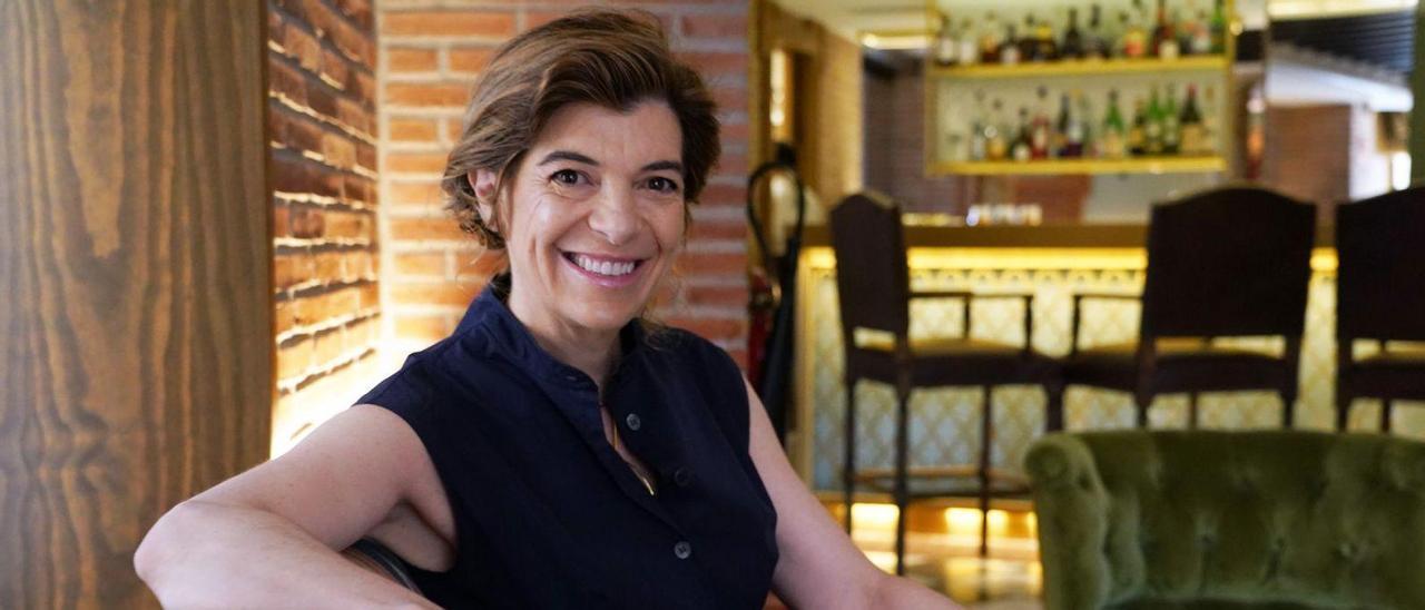 Xandra Falcó, presidenta ejecutiva de Círculo Fortuny, este pasado viernes en Málaga.